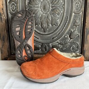 Merrell Primo Chill Slide Fiery Copper Suede Clog Myles Women's Size 7